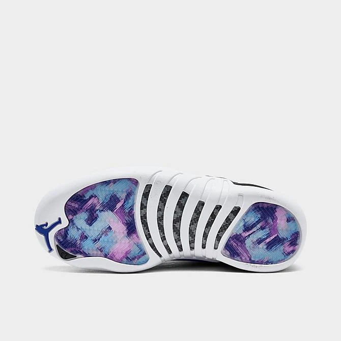 Nike Women's Air Jordan Retro 12 Basketball Shoes Hyper Royal/Black/Metallic Silver/White - AO6068 004 8 Nike Women's Air Jordan Retro 12 Basketball Shoes Hyper Royal/Black/Metallic Silver/White - AO6068 004 - Image 6