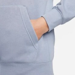 Nike Sportswear Club Fleece Full-Zip Hoodie Ashen Slate/Ashen Slate/White - BV2645 493 11 Nike Sportswear Club Fleece Full-Zip Hoodie Ashen Slate/Ashen Slate/White - BV2645 493 -Fashion General Store BV2645 493 M5