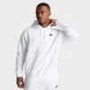 Nike Sportswear Club Fleece Embroidered Hoodie White/White/Black - BV2654 100 -Fashion General Store BV2654 100 M1