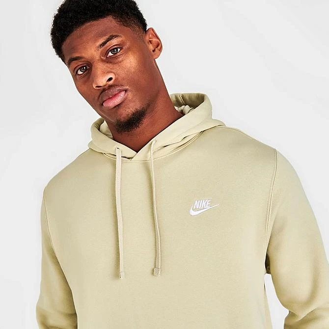 Nike Sportswear Club Fleece Embroidered Hoodie Rattan/Rattan/White - BV2654 206 7 Nike Sportswear Club Fleece Embroidered Hoodie Rattan/Rattan/White - BV2654 206 - Image 5