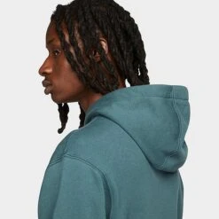 Nike Sportswear Club Fleece Embroidered Hoodie Faded Spruce/Faded Spruce/White - BV2654 309 -Fashion General Store BV2654 309 M5