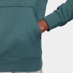Nike Sportswear Club Fleece Embroidered Hoodie Faded Spruce/Faded Spruce/White - BV2654 309 -Fashion General Store BV2654 309 M6