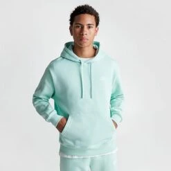 Nike Sportswear Club Fleece Embroidered Hoodie Jade Ice/Jade Ice/White - BV2654 346 10 Nike Sportswear Club Fleece Embroidered Hoodie Jade Ice/Jade Ice/White - BV2654 346 -Fashion General Store BV2654 346 M3