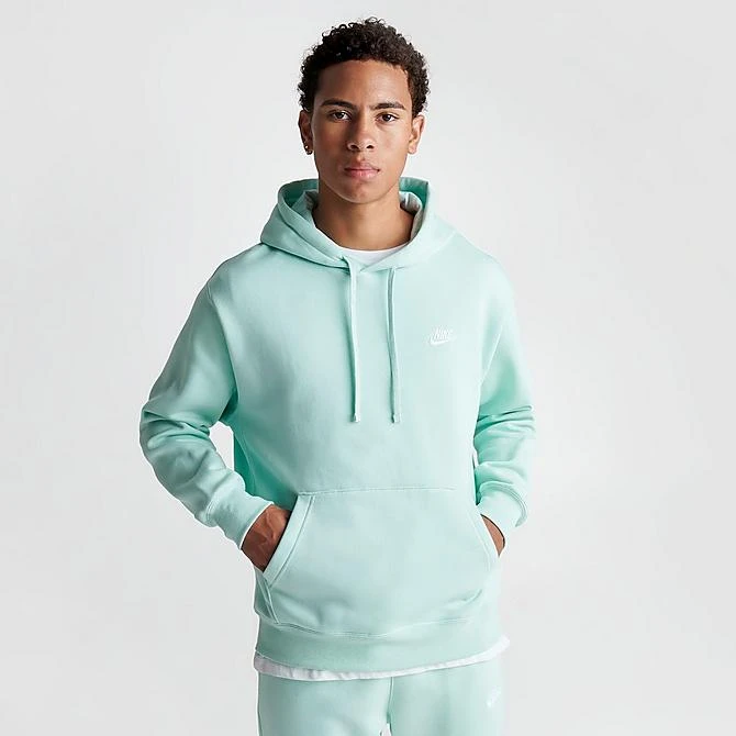 Nike Sportswear Club Fleece Embroidered Hoodie Jade Ice/Jade Ice/White - BV2654 346 5 Nike Sportswear Club Fleece Embroidered Hoodie Jade Ice/Jade Ice/White - BV2654 346 - Image 3