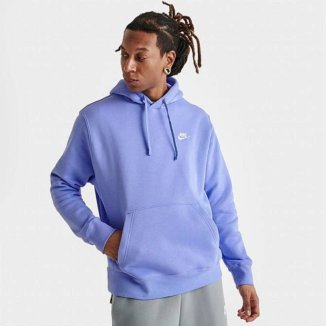 Nike Sportswear Club Fleece Embroidered Hoodie Light Thistle/Light Thistle/White - BV2654 569 5 Nike Sportswear Club Fleece Embroidered Hoodie Light Thistle/Light Thistle/White - BV2654 569 - Image 3