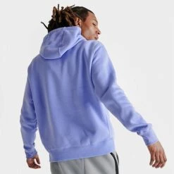 Nike Sportswear Club Fleece Embroidered Hoodie Light Thistle/Light Thistle/White - BV2654 569 11 Nike Sportswear Club Fleece Embroidered Hoodie Light Thistle/Light Thistle/White - BV2654 569 -Fashion General Store BV2654 569 M4