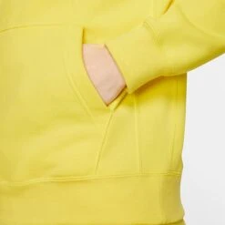 Nike Sportswear Club Fleece Embroidered Hoodie Optic Yellow - BV2654 731 -Fashion General Store BV2654 731 M6