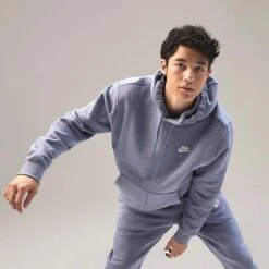 Nike Sportswear Club Fleece Cuffed Jogger Pants Ashen Slate/Ashen Slate/White - BV2671 493 -Fashion General Store BV2671 493 M3