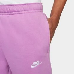 Nike Sportswear Club Fleece Cuffed Jogger Pants Violet Shock/Violet Shock/White - BV2671 591 11 Nike Sportswear Club Fleece Cuffed Jogger Pants Violet Shock/Violet Shock/White - BV2671 591 -Fashion General Store BV2671 591 M4
