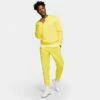 Nike Sportswear Club Fleece Cuffed Jogger Pants Opti Yellow/Opti Yellow/White - BV2671 731 -Fashion General Store BV2671 731 M1