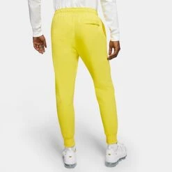 Nike Sportswear Club Fleece Cuffed Jogger Pants Opti Yellow/Opti Yellow/White - BV2671 731 -Fashion General Store BV2671 731 M3