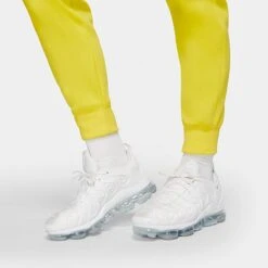 Nike Sportswear Club Fleece Cuffed Jogger Pants Opti Yellow/Opti Yellow/White - BV2671 731 -Fashion General Store BV2671 731 M5