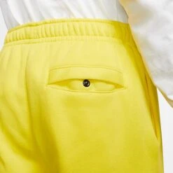 Nike Sportswear Club Fleece Cuffed Jogger Pants Opti Yellow/Opti Yellow/White - BV2671 731 -Fashion General Store BV2671 731 M6