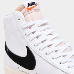 Women's Nike Blazer Mid '77 Casual Shoes White/Black/Sail - CZ1055 100 -Fashion General Store CZ1055 100 P3