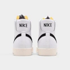 Women's Nike Blazer Mid '77 Casual Shoes White/Black/Sail - CZ1055 100 -Fashion General Store CZ1055 100 P4