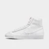 Women's Nike Blazer Mid '77 Casual Shoes White/White/White/Black - CZ1055 117 -Fashion General Store CZ1055 117 P1