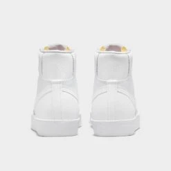 Women's Nike Blazer Mid '77 Casual Shoes White/White/White/Black - CZ1055 117 -Fashion General Store CZ1055 117 P4