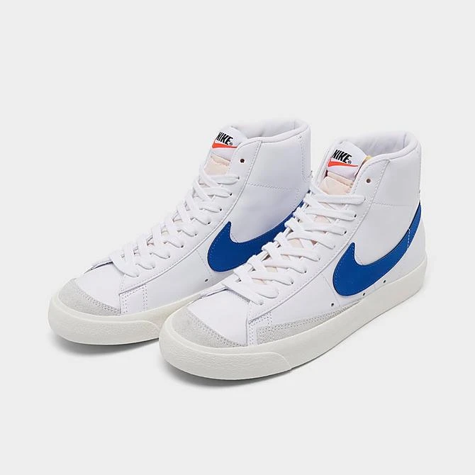Women's Nike Blazer Mid '77 Casual Shoes White/Game Royal/Sail/Black/Team Orange - CZ1055 124 4 Women's Nike Blazer Mid '77 Casual Shoes White/Game Royal/Sail/Black/Team Orange - CZ1055 124 - Image 2