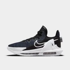 Nike LeBron Witness 6 Basketball Shoes Black/White/Dark Obsidian - CZ4052 002