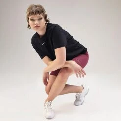 Women's Nike Sportswear Essential Mid-Rise 10 Inch Bike Shorts Rosewood - CZ8526 653 -Fashion General Store CZ8526 653 M3