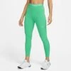 Women's Nike Pro 365 High-Waisted Cropped Leggings Spring Green/White - DA0483 363
