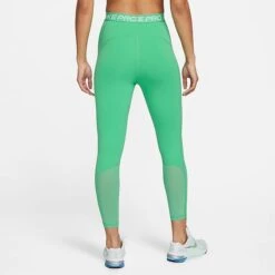 Women's Nike Pro 365 High-Waisted Cropped Leggings Spring Green/White - DA0483 363 -Fashion General Store DA0483 363 M3