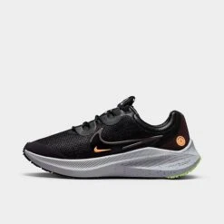Women's Nike Winflo 8 Shield Running Shoes Black/Violet Ore/Atomic Orange/Cave Purple/Indigo Burst/Lime Glow - DC3730 002