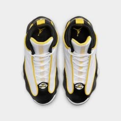 Nike Big Kids' Jordan Pro Strong Basketball Shoes White/Black/Tour Yellow - DC7911 107 -Fashion General Store DC7911 107 P5