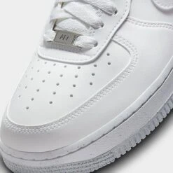 Women's Nike Air Force 1 '07 Next Nature Casual Shoes White/Black/Metallic Silver/White - DC9486 101 -Fashion General Store DC9486 101 P3