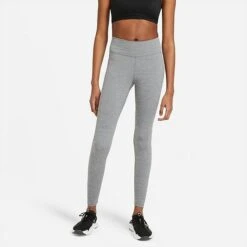 Women's Nike Dri-FIT One Training Tights Iron Grey/Heather/White - DD0252 068