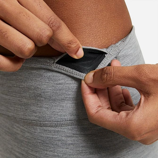 Women's Nike Dri-FIT One Training Tights Iron Grey/Heather/White - DD0252 068 6 Women's Nike Dri-FIT One Training Tights Iron Grey/Heather/White - DD0252 068 - Image 4