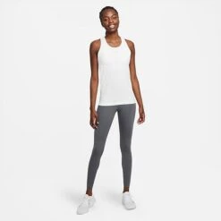 Women's Nike Dri-FIT ADV Aura Slim FIt Tank Top White/Reflective Silver - DD0585 100 -Fashion General Store DD0585 100 M3