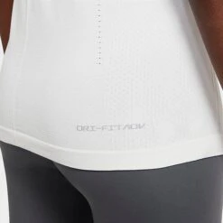 Women's Nike Dri-FIT ADV Aura Slim FIt Tank Top White/Reflective Silver - DD0585 100 -Fashion General Store DD0585 100 M5