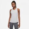 Women's Nike Dri-FIT One Luxe Standard-Fit Tank Particle Grey/Heather - DD0615 073 -Fashion General Store DD0615 073 M1