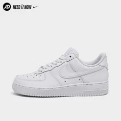 Women's Nike Air Force 1 Low Casual Shoes White/White/White - DD8959 100