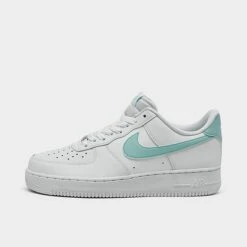 Women's Nike Air Force 1 Low Casual Shoes White/Jade Ice - DD8959 113