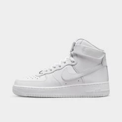 Women's Nike Air Force 1 High Casual Shoes White/White/White/White - DD9624 100