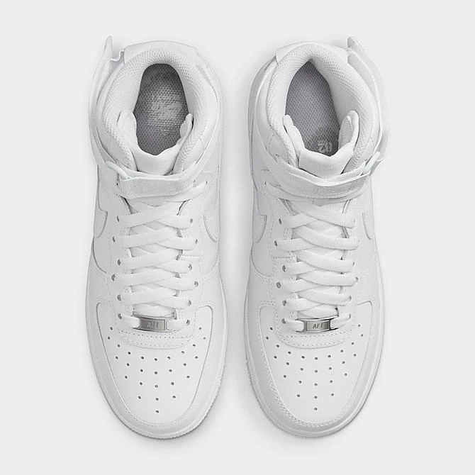 Women's Nike Air Force 1 High Casual Shoes White/White/White/White - DD9624 100 7 Women's Nike Air Force 1 High Casual Shoes White/White/White/White - DD9624 100 - Image 5
