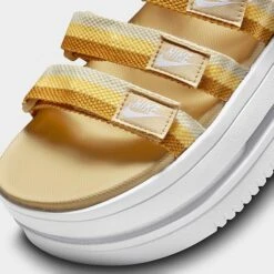 Women's Nike Icon Classic Sandals Classic Sesame/Chutney/Topaz Gold/White - DH0224 200 -Fashion General Store DH0224 200 P3