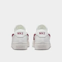 Women's Nike Court Legacy Next Nature Casual Shoes Summit White/Rosewood/Sail/Pearl Pink/Black - DH3161 106 -Fashion General Store DH3161 106 P4