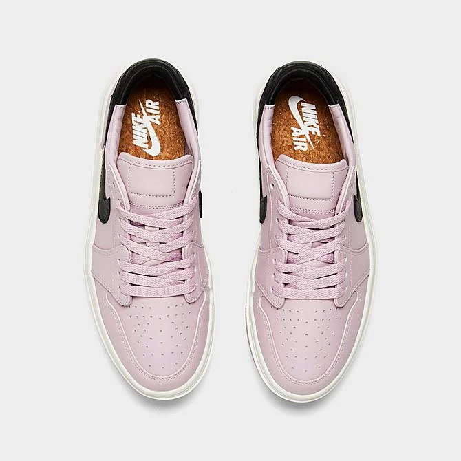 Nike Women's Air Jordan Retro 1 Elevate Low Casual Shoes Iced Lilac/Black/Sail - DH7004 501 6 Nike Women's Air Jordan Retro 1 Elevate Low Casual Shoes Iced Lilac/Black/Sail - DH7004 501 - Image 5