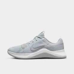 Women's Nike MC Trainer 2 Training Shoes Pure Platinum/White/Wolf Grey/Metallic Silver - DM0824 001
