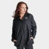Women's Nike Sportswear Essential Repel Woven Jacket Black/White - DM6179 010 -Fashion General Store DM6179 010 M1