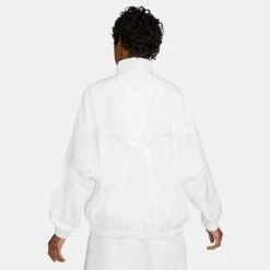 Women's Nike Sportswear Essential Windrunner Woven Jacket White/White/Black - DM6185 100 11 Women's Nike Sportswear Essential Windrunner Woven Jacket White/White/Black - DM6185 100 -Fashion General Store DM6185 100 M4