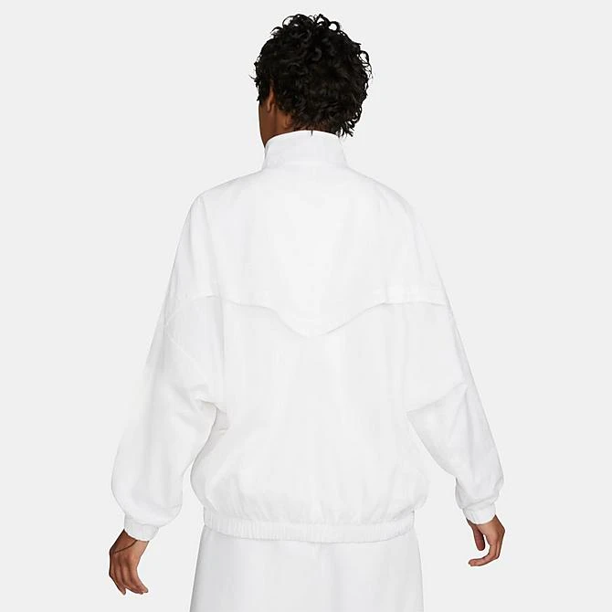 Women's Nike Sportswear Essential Windrunner Woven Jacket White/White/Black - DM6185 100 6 Women's Nike Sportswear Essential Windrunner Woven Jacket White/White/Black - DM6185 100 - Image 4
