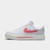 Women's Nike Court Legacy Lift Casual Shoes White/Summit White/Coral Chalk/Sea Coral - DM7590 102 -Fashion General Store DM7590 102 P1