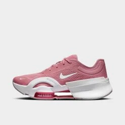 Women's Nike Zoom SuperRep 4 Next Nature Training Shoes Desert Berry/Photon Dust/Light Smoke Grey/White - DO9837 600