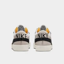Women's Nike Blazer Low '77 Jumbo Casual Shoes White/Black/Sail - DQ1470 101 -Fashion General Store DQ1470 101 P4