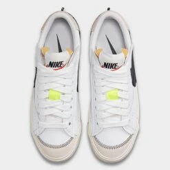 Women's Nike Blazer Low '77 Jumbo Casual Shoes White/Black/Sail - DQ1470 101 -Fashion General Store DQ1470 101 P5