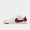 Women's Nike Blazer Low '77 Jumbo Casual Shoes White/Cinnabar/Black/Dark Beetroot - DQ1470 104 -Fashion General Store DQ1470 104 P1